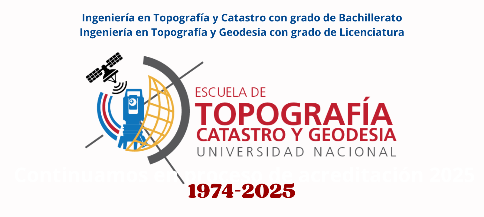 Bienvenido a la Escuela de Topografía Catastro y Geodesa.