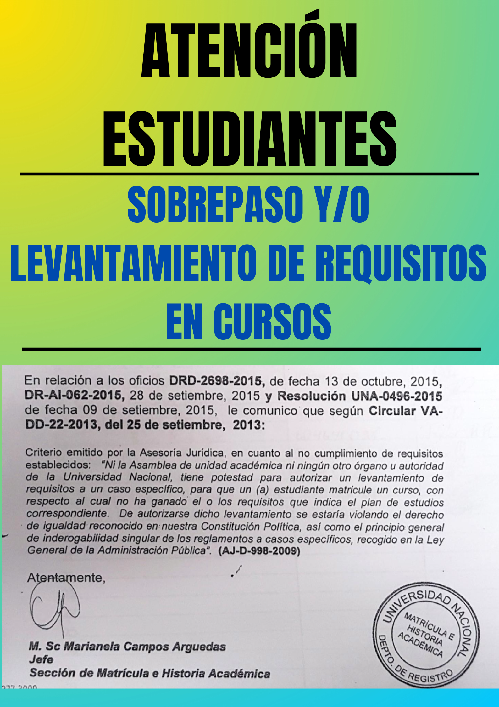 Información Sobre el Sobrepaso